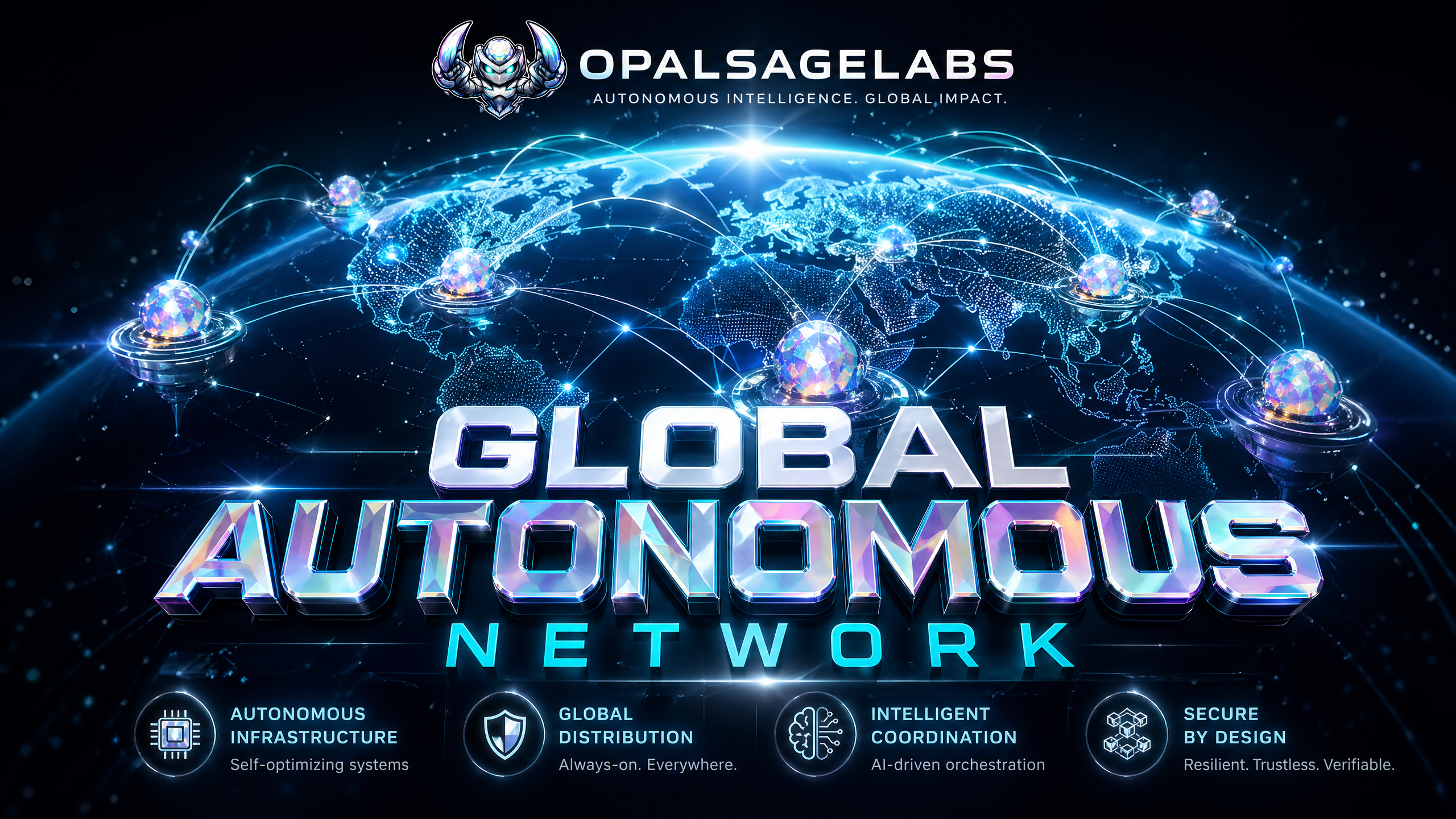 Global Autonomous Network - Fully Managed AI - OpalSage Labs