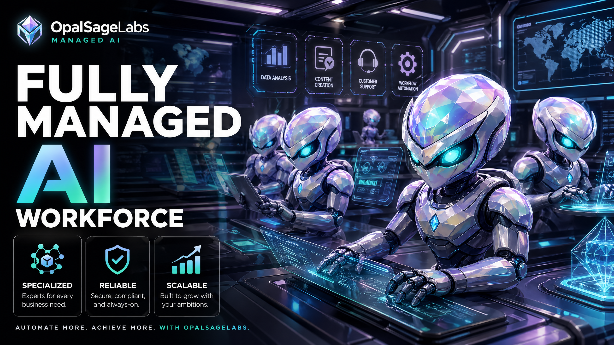 Fully Managed AI Workforce - OpalSage Labs
