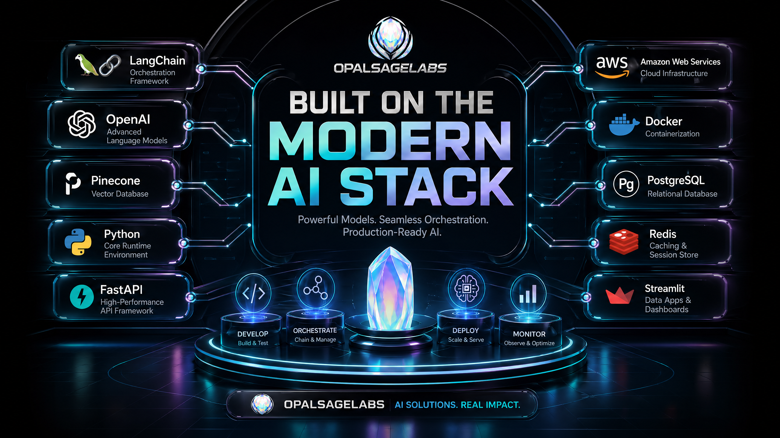 Built on the Modern AI Stack - OpalSage Labs