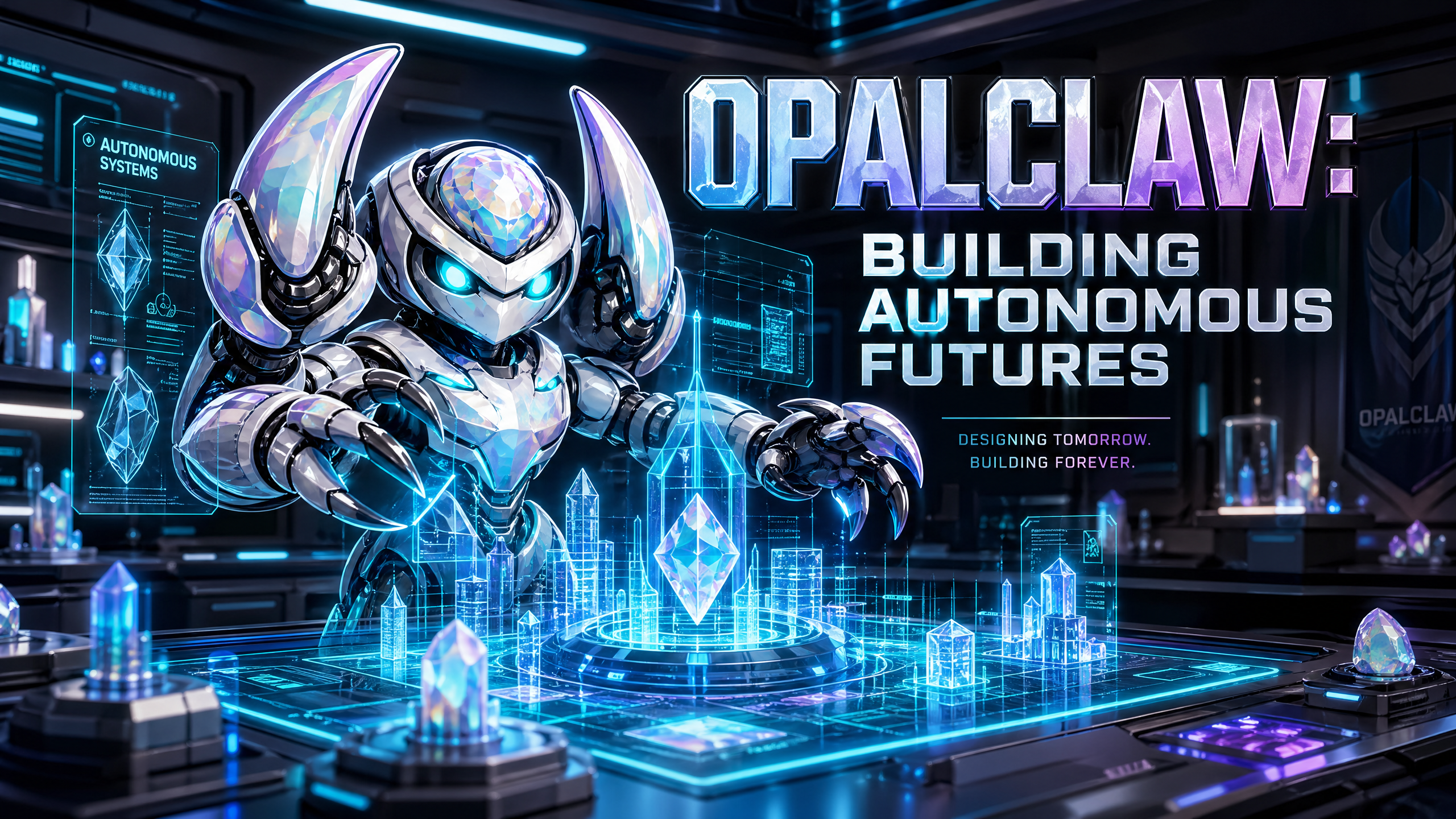 OpalClaw: Building Autonomous Futures - Designing Tomorrow. Building Forever.
